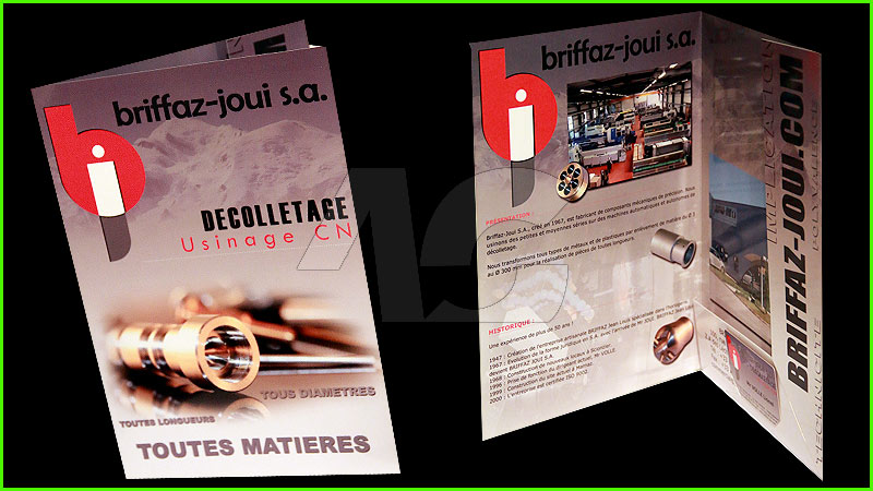 Création graphique Briffaz - Anonyme Studio